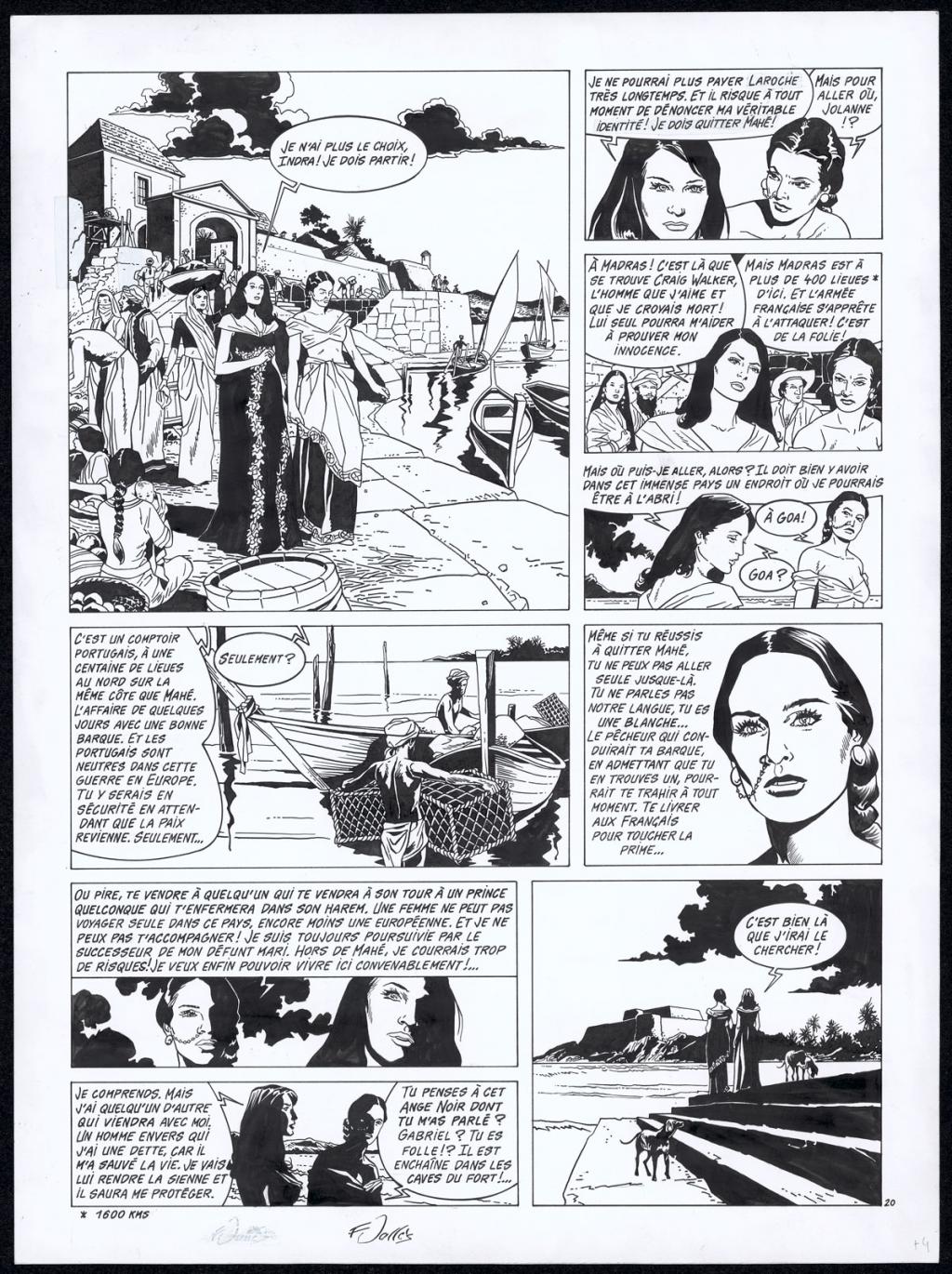 Planche originale n°20 - Francis Vallès - Encre de Chine sur papier - 4367