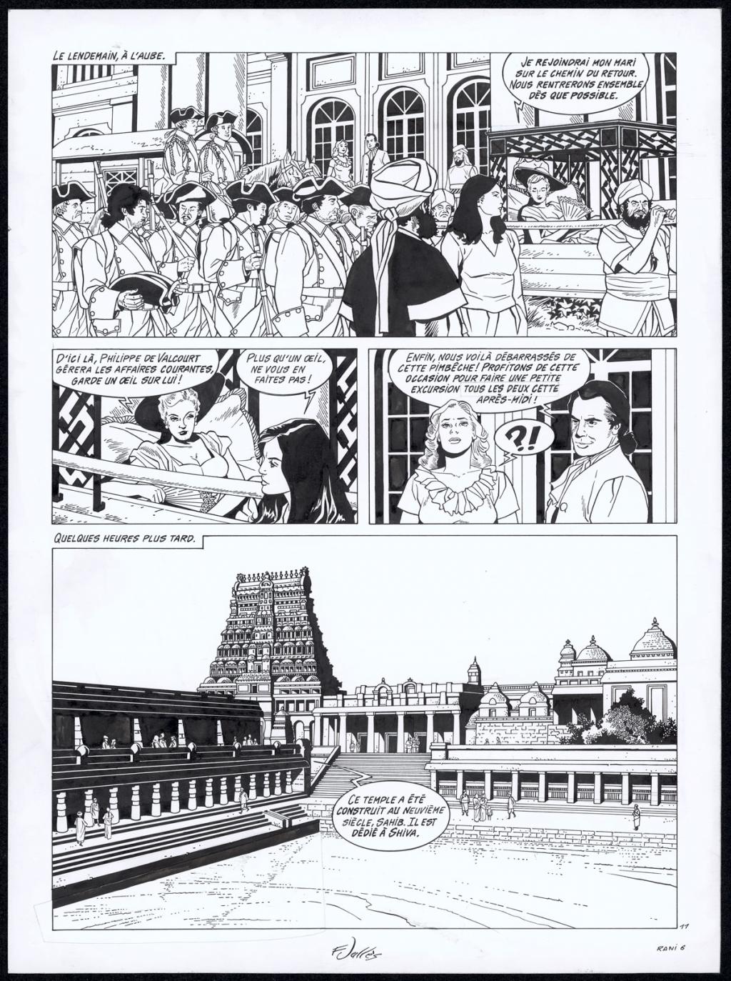 Planche originale n°11 - Francis Vallès - Encre de Chine sur papier - 4357