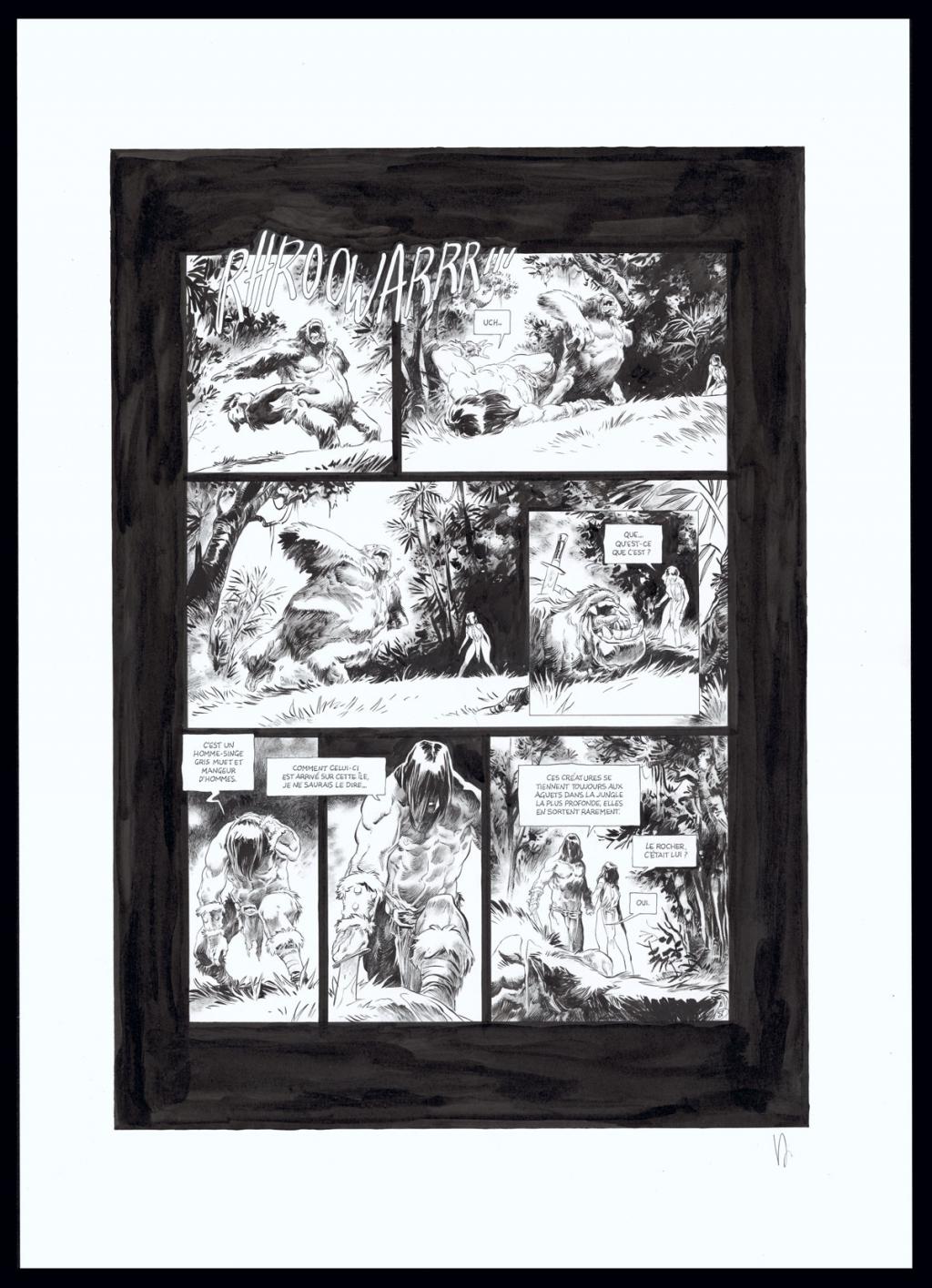 Planche originale n°51 - Virginie Augustin - Encre de Chine sur papier - 4646