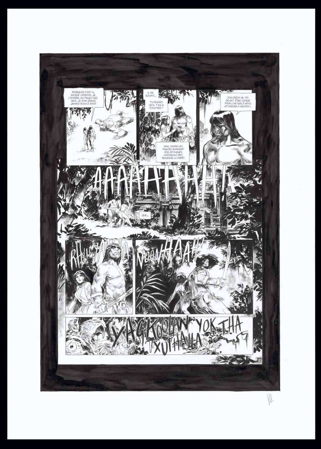 Planche originale n°50 - Virginie Augustin - Encre de Chine sur papier - 4645