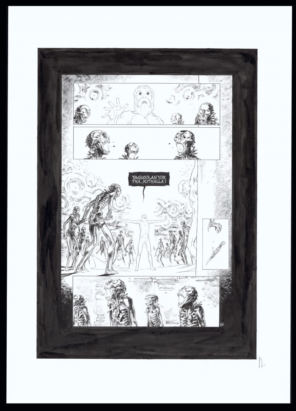 Planche originale n°45 - Virginie Augustin - Encre de Chine sur papier - 4760