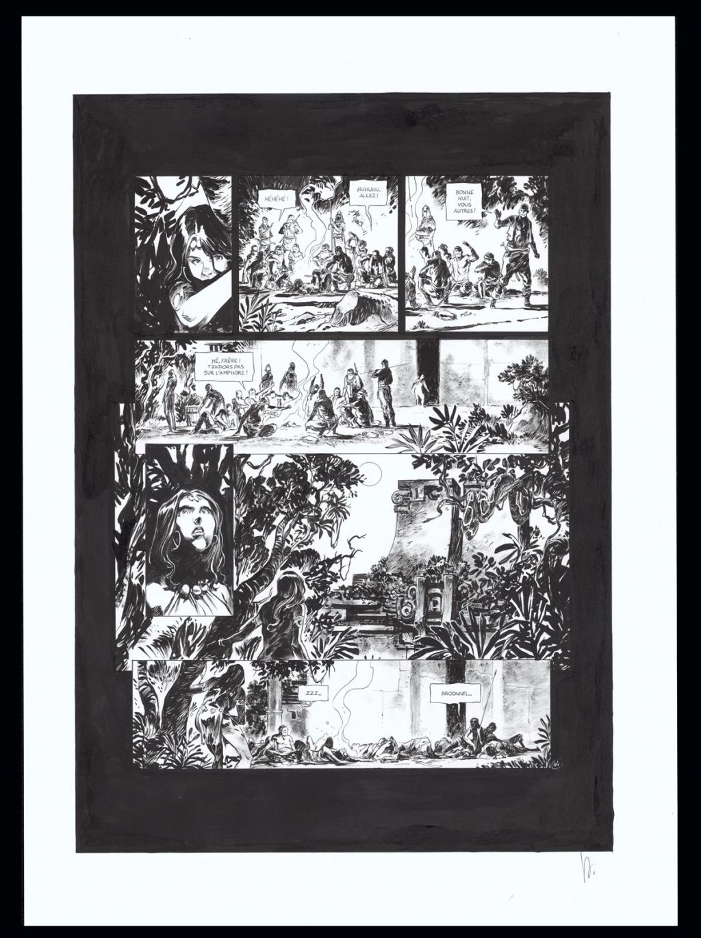 Planche originale n°44 - Virginie Augustin - Encre de Chine sur papier - 4759