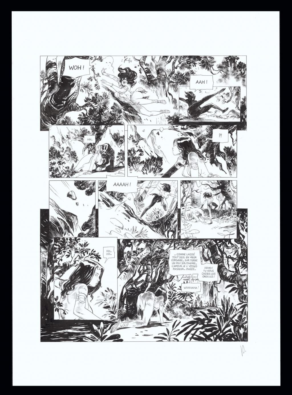 Planche originale n°43 - Virginie Augustin - Encre de Chine sur papier - 4758