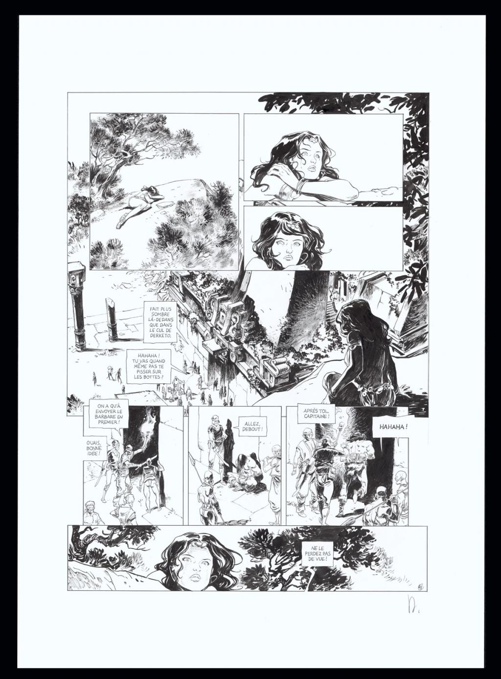 Planche originale n°41 - Virginie Augustin - Encre de Chine sur papier - 4644