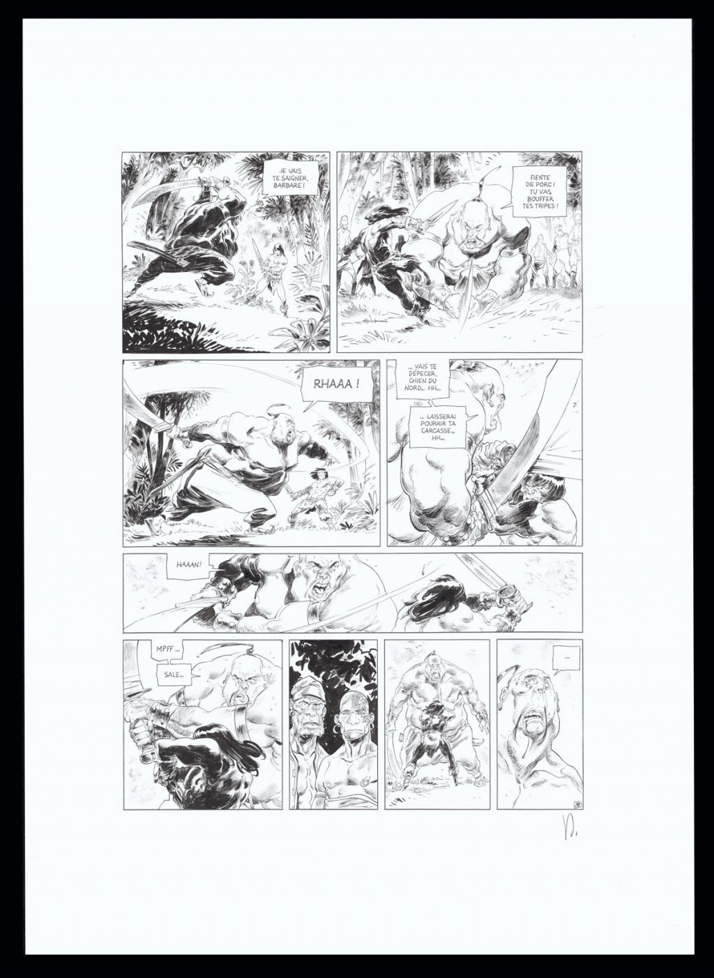 Planche originale n°38 - Virginie Augustin - Encre de Chine sur papier - 4641