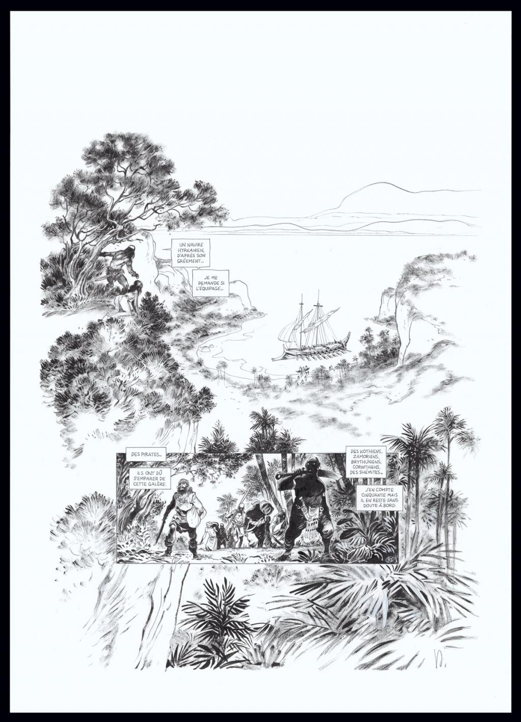 Planche originale n°35 - Virginie Augustin - Encre de Chine sur papier - 4639