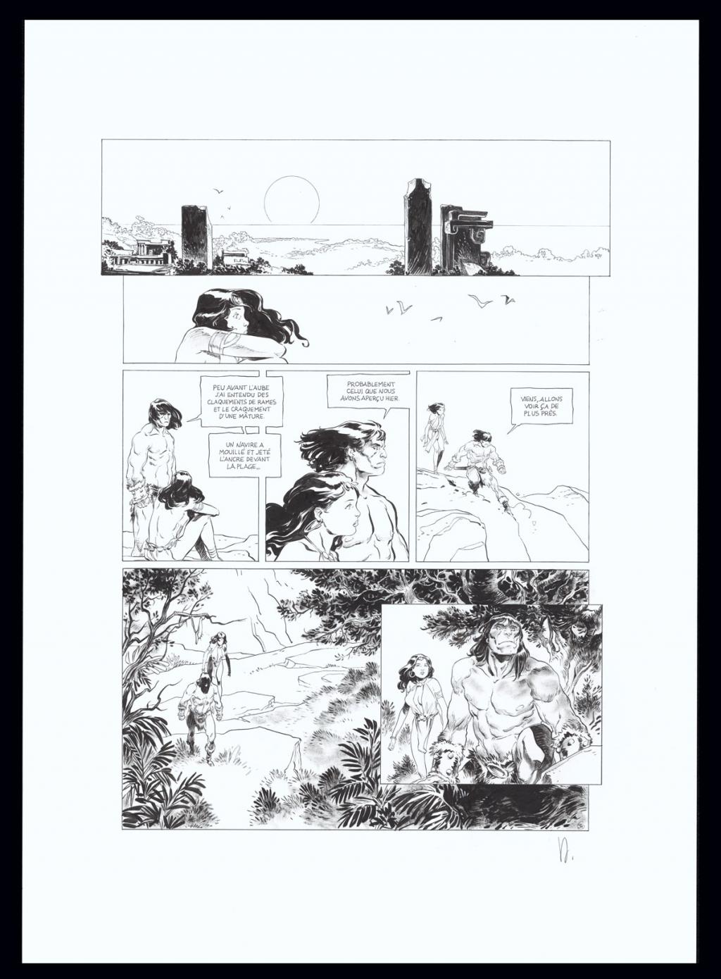 Planche originale n°34 - Virginie Augustin - Encre de Chine sur papier - 4638