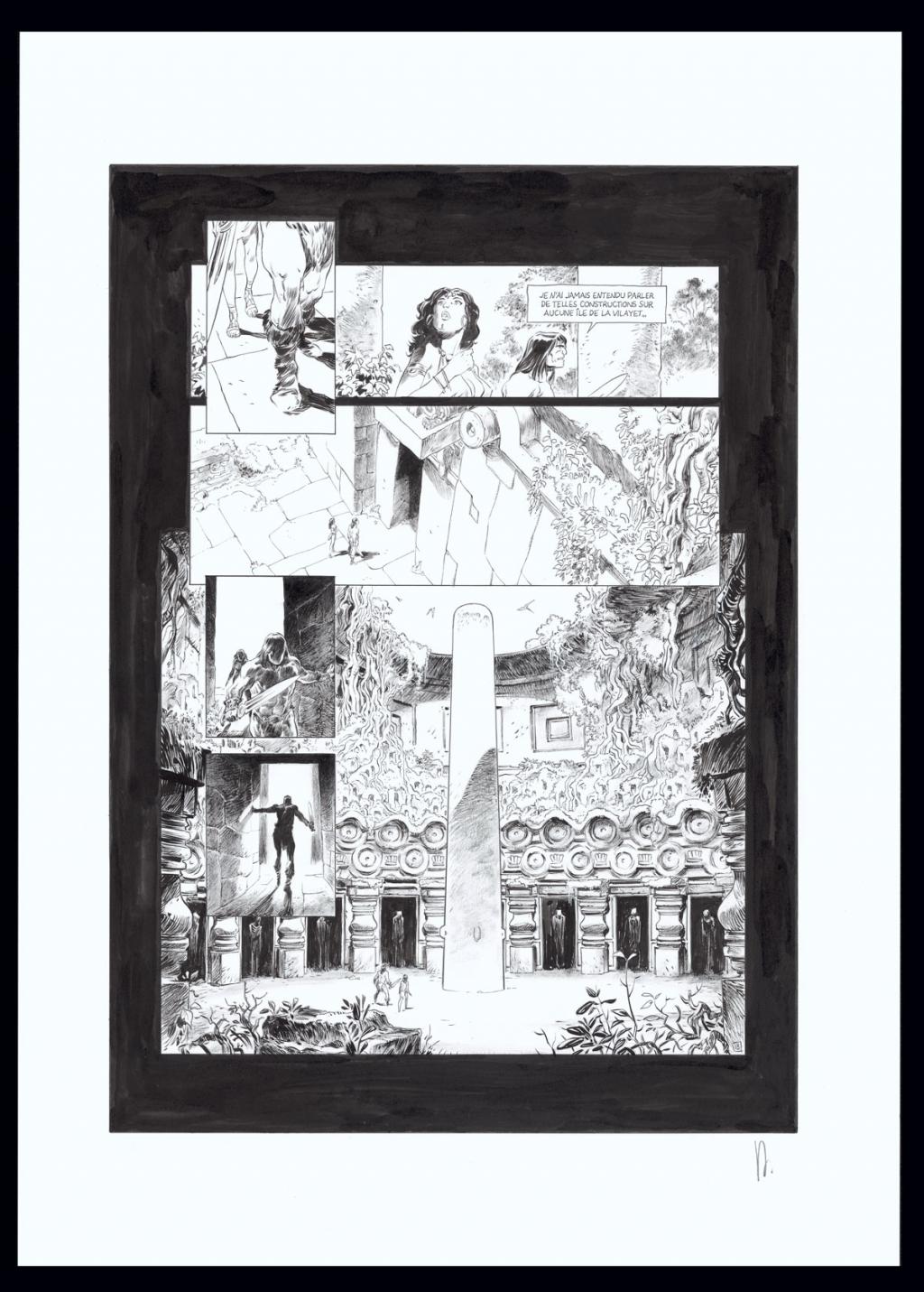 Planche originale n°18 - Virginie Augustin - Encre de Chine sur papier - 4635