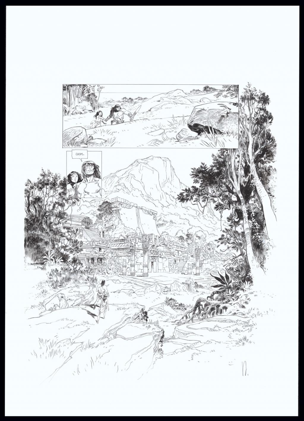 Planche originale n°17 - Virginie Augustin - Encre de Chine sur papier - 4943