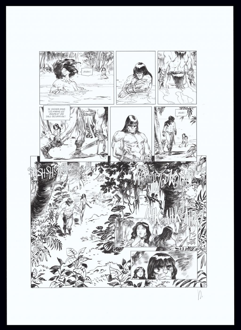 Planche originale n°12 - Virginie Augustin - Encre de Chine sur papier - 4631