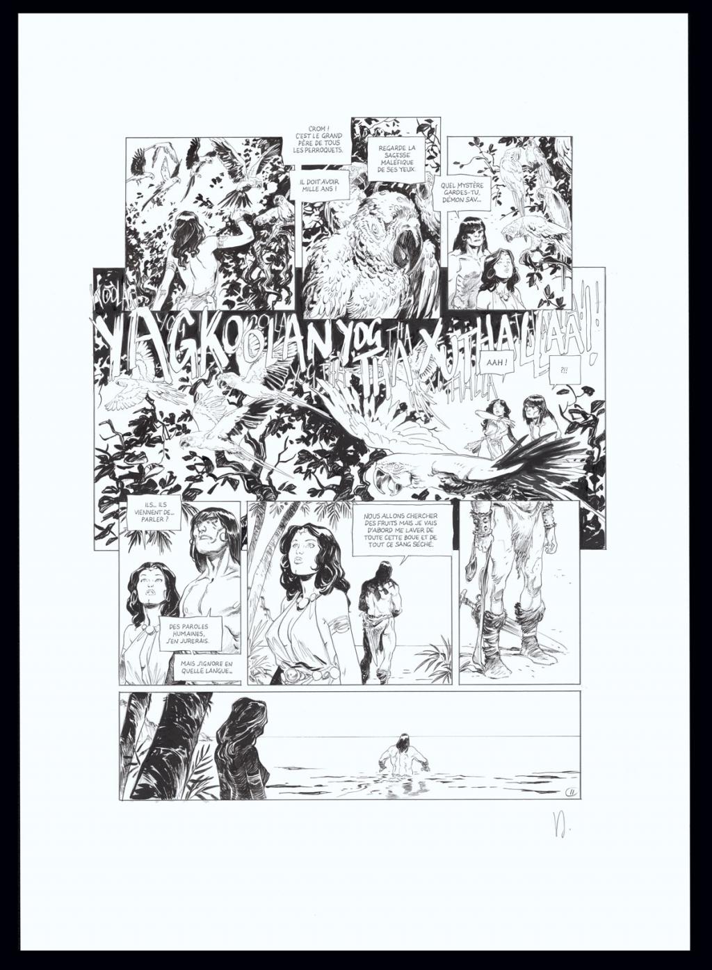 Planche originale n°11 - Virginie Augustin - Encre de Chine sur papier - 4630