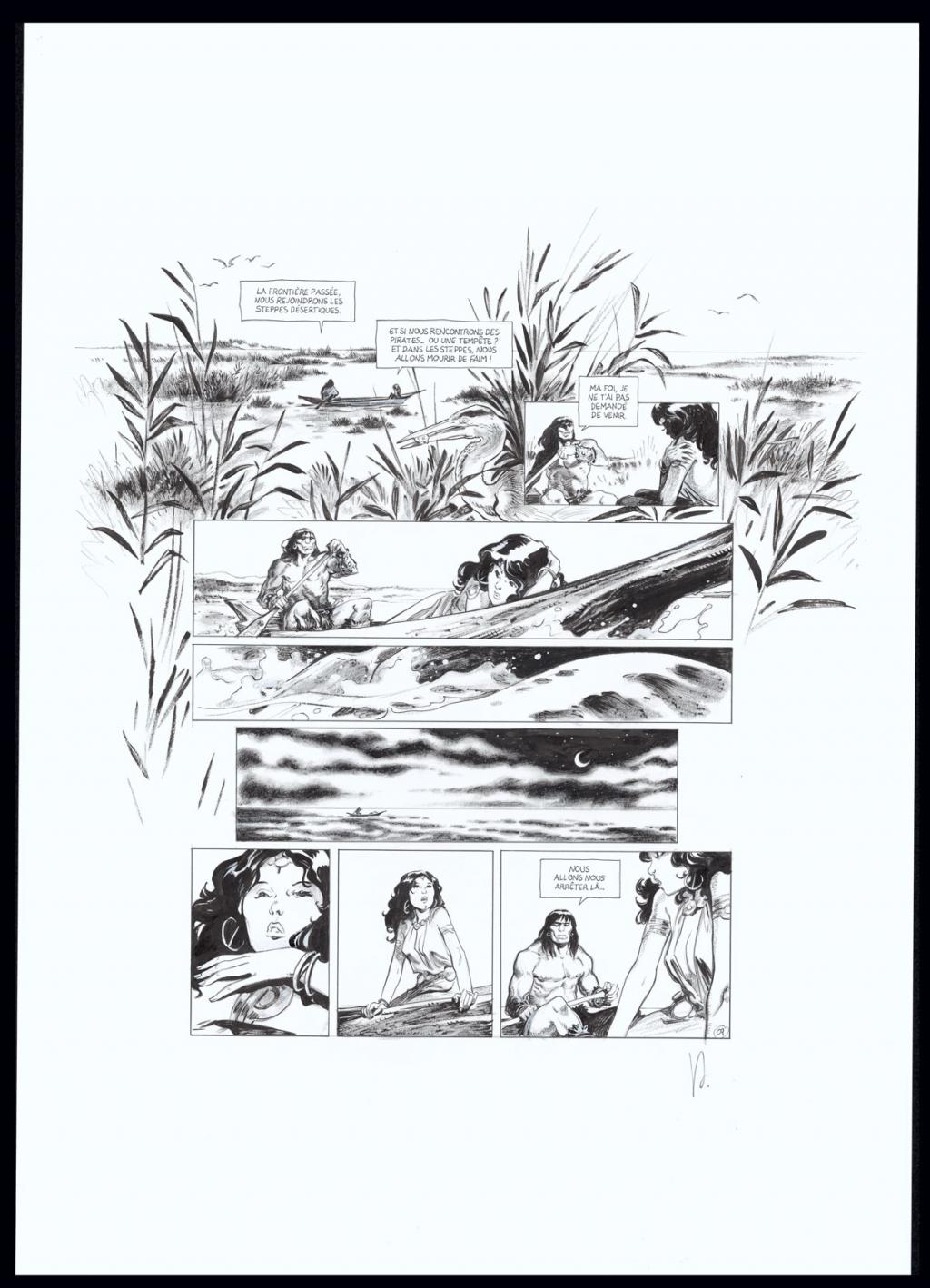 Planche originale n°9 - Virginie Augustin - Encre de Chine sur papier - 4629