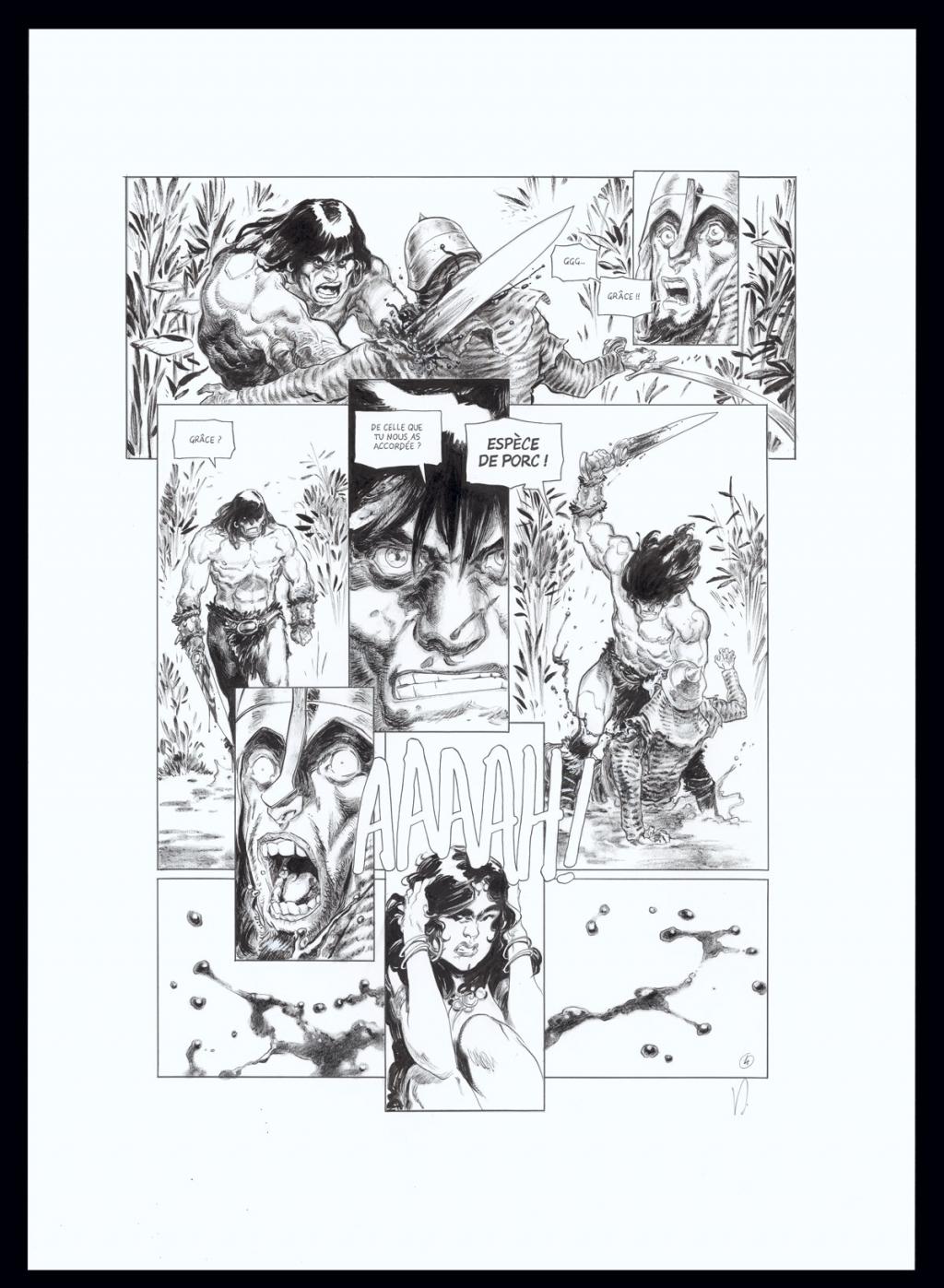 Planche originale n°4 - Virginie Augustin - Encre de Chine sur papier - 4626