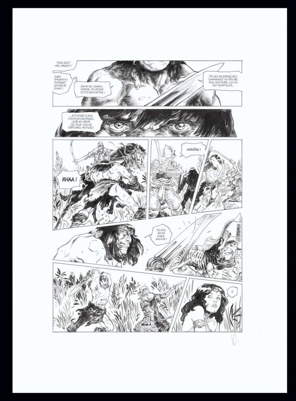 Planche originale n°3 - Virginie Augustin - Encre de Chine sur papier - 6438