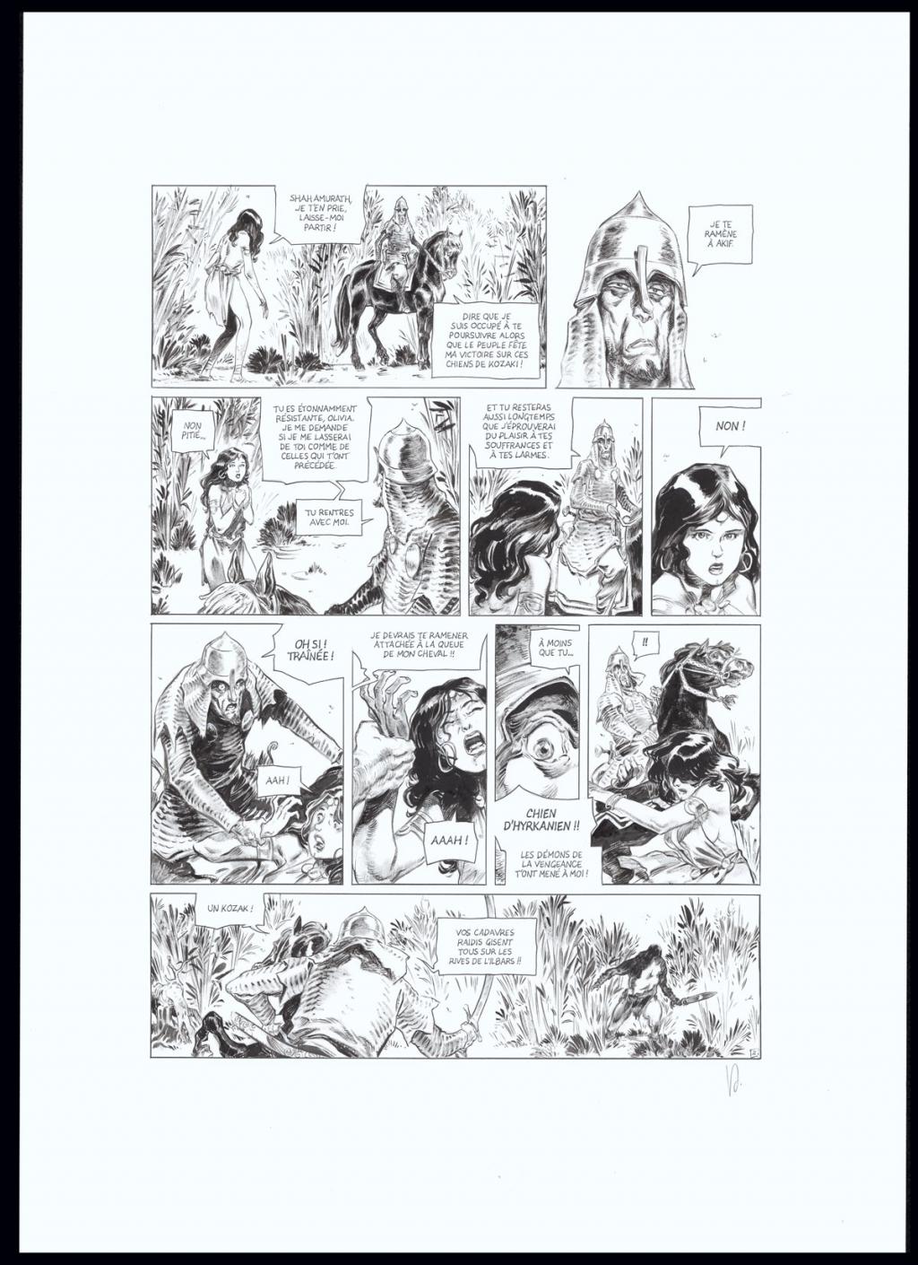 Planche originale n°2 - Virginie Augustin - Encre de Chine sur papier - 4625