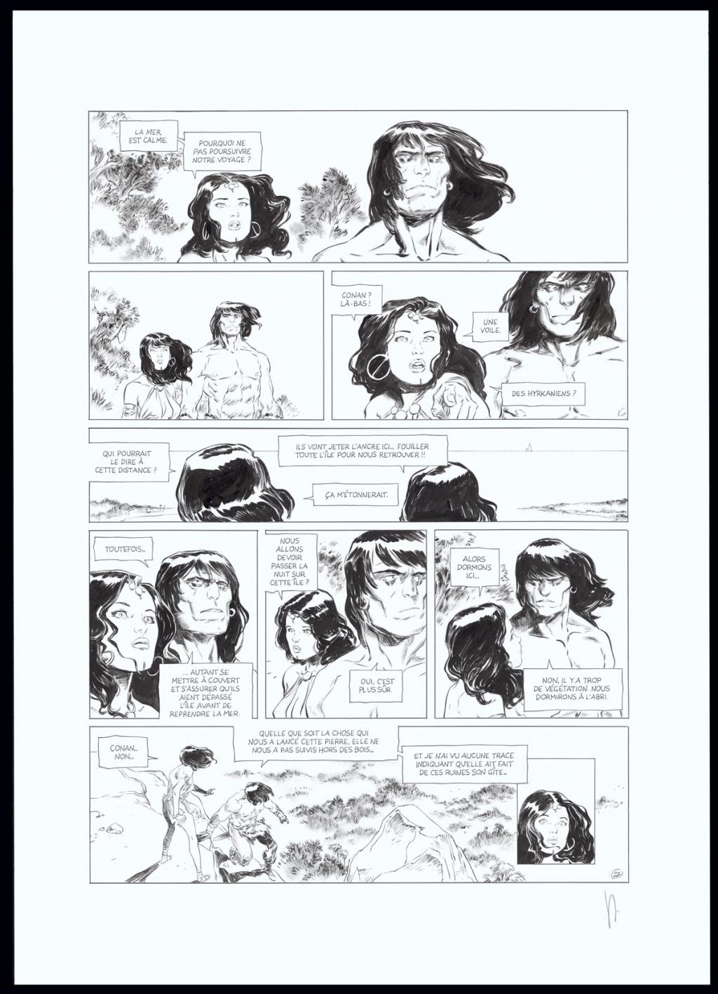 Planche originale n°22 - Virginie Augustin - Encre de Chine sur papier - 4623