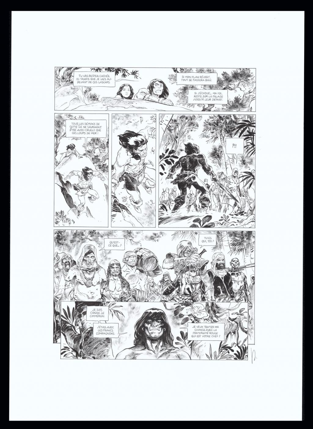 Planche originale n°36 - Virginie Augustin - Encre de Chine sur papier - 4622