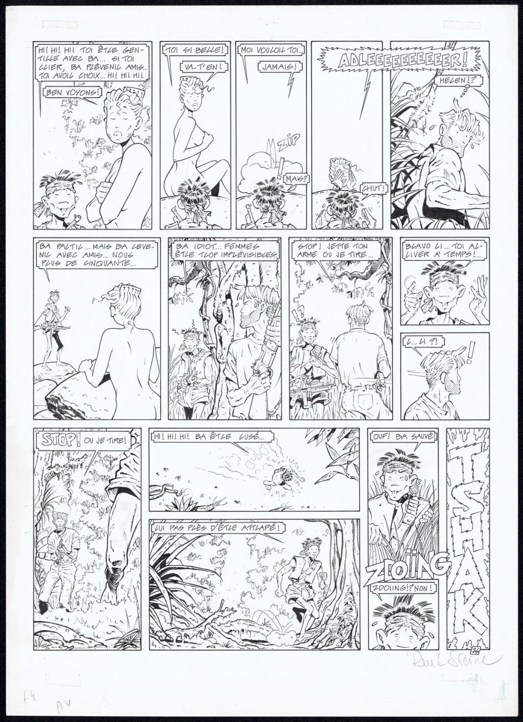 Planche originale N°26 - René Sterne - Encre de Chine sur papier - 4928