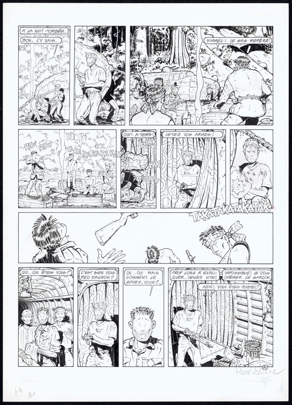 Planche originale N°30 - René Sterne - Encre de Chine sur papier - 4619