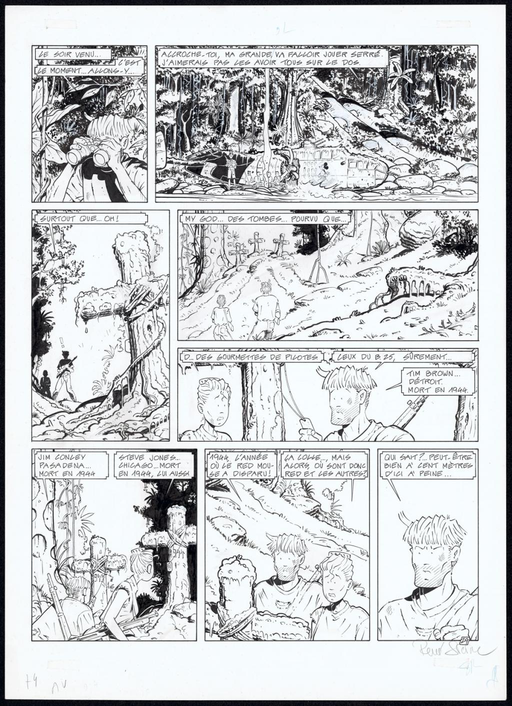 Planche originale N°29 - René Sterne - Encre de Chine sur papier - 4927