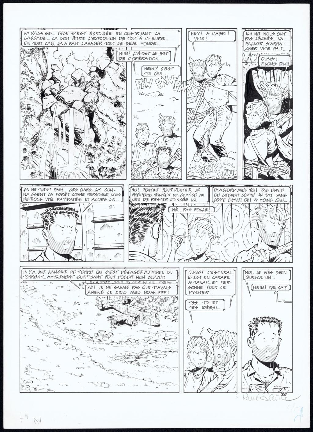 Planche originale N°38 - René Sterne - Encre de Chine sur papier - 4618