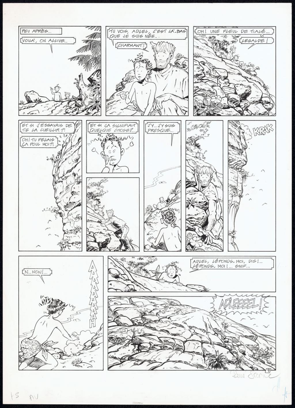 Planche originale N°09 - René Sterne - Encre de Chine sur papier - 4616