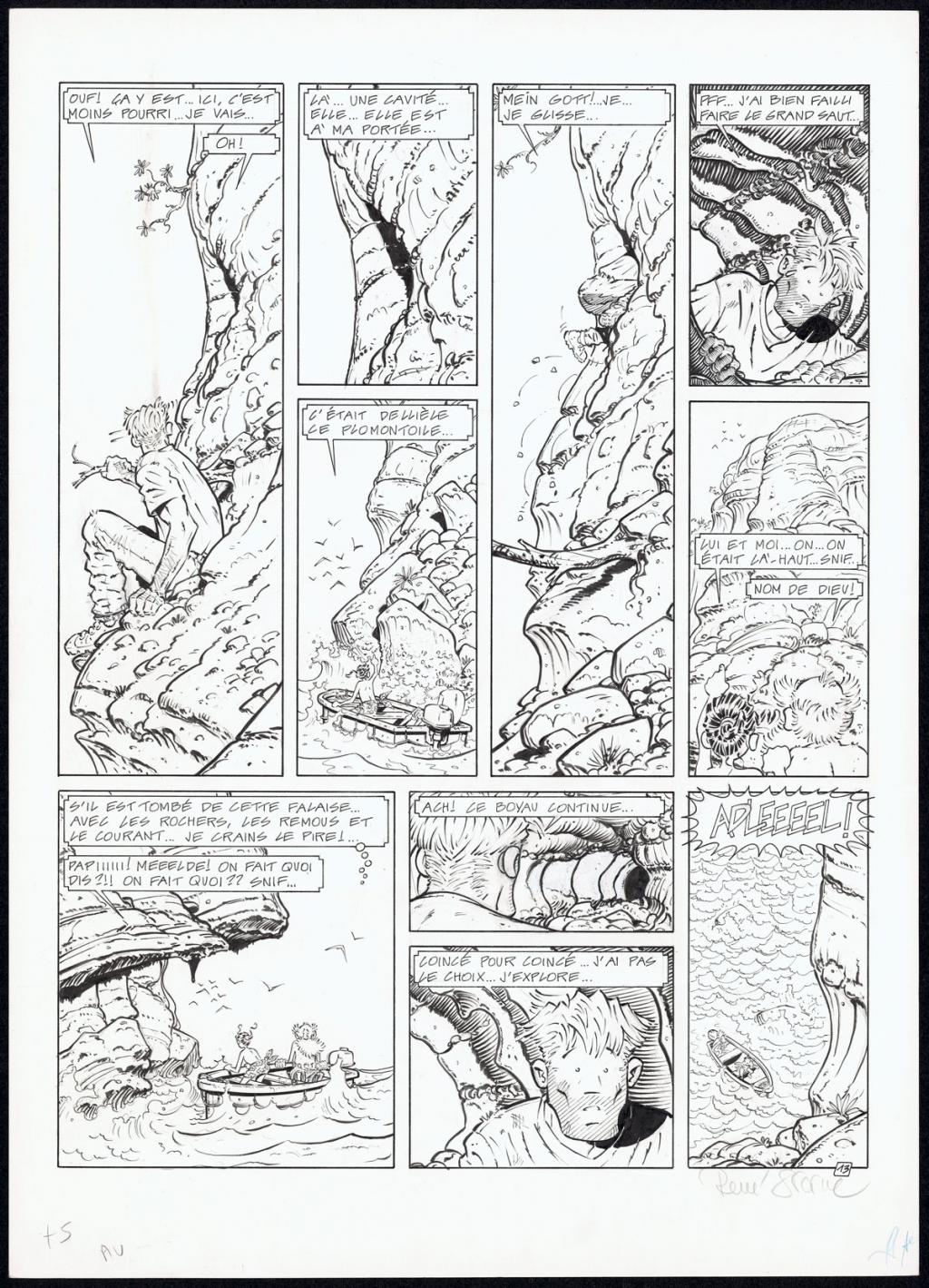 Planche originale N°13 - René Sterne - Encre de Chine sur papier - 4614