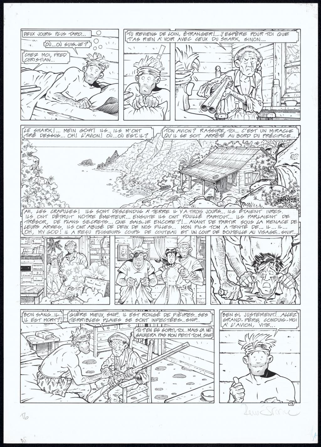 Planche originale N°18 - René Sterne - Encre de Chine sur papier - 4613