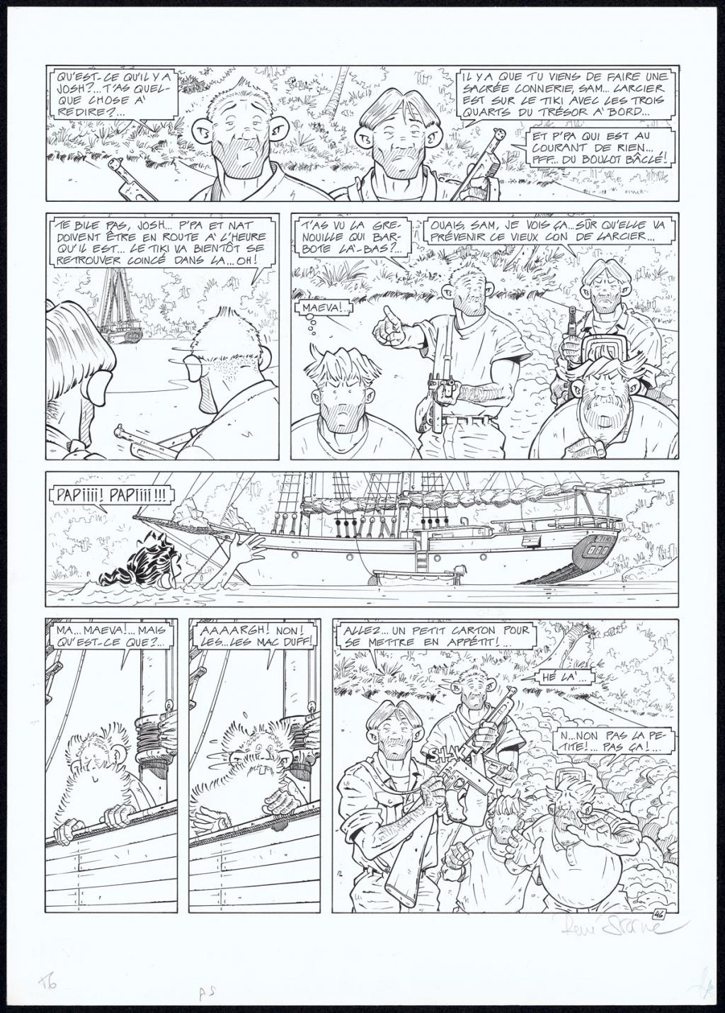 Planche originale N°46 - René Sterne - Encre de Chine sur papier - 4612