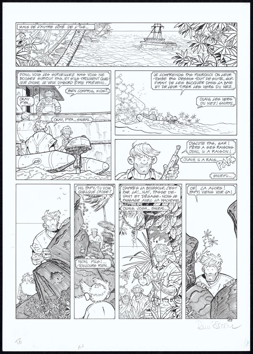 Planche originale N°39 - René Sterne - Encre de Chine sur papier - 4926