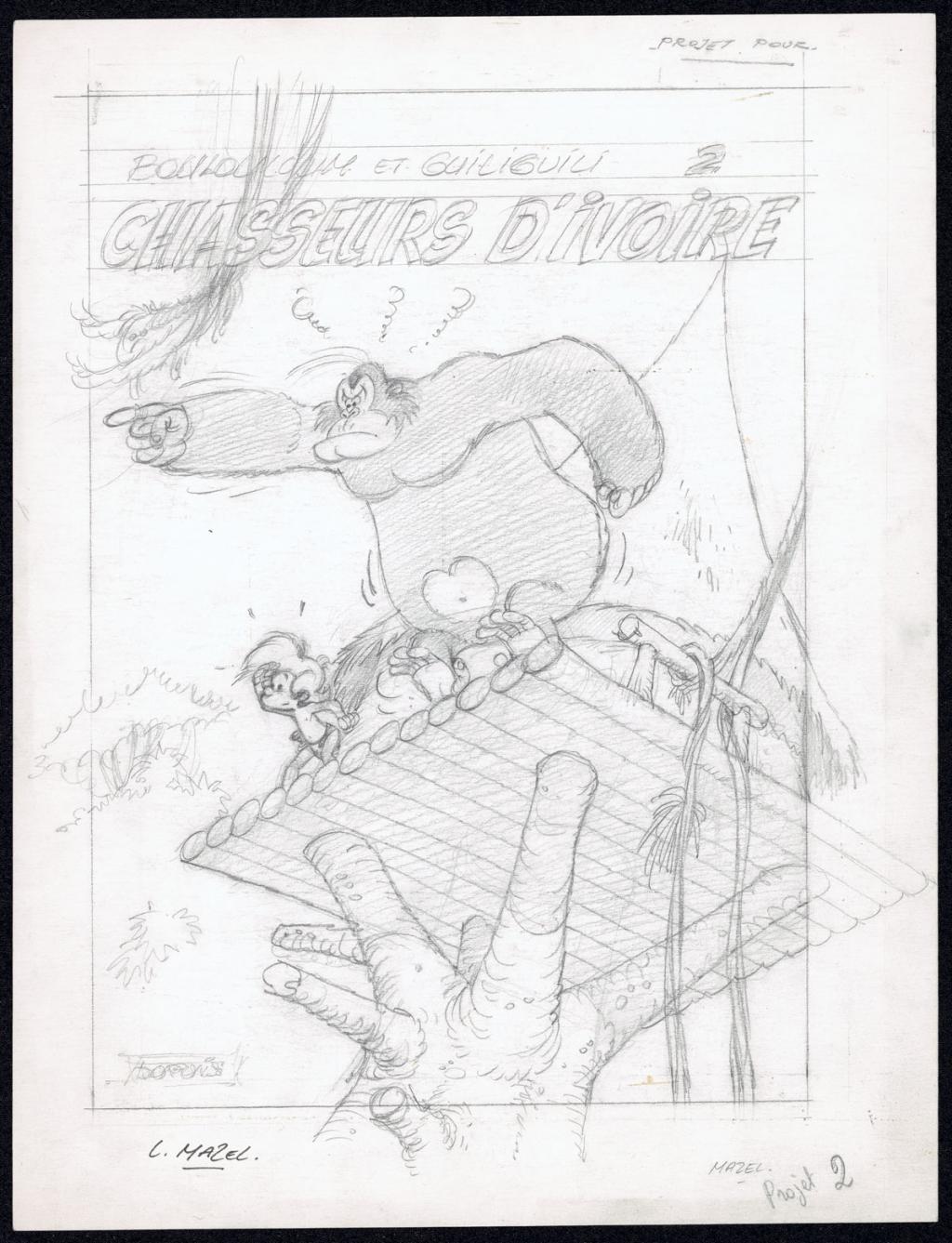 Projet de couverture - Mazel - Crayon sur papier - 5025