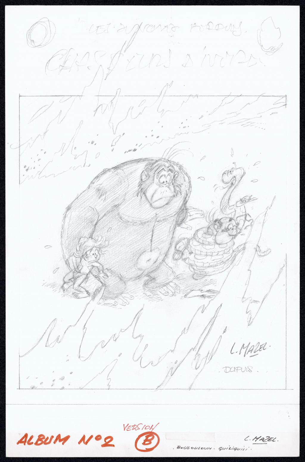 Projet de couverture - Mazel - Crayon sur papier - 5023