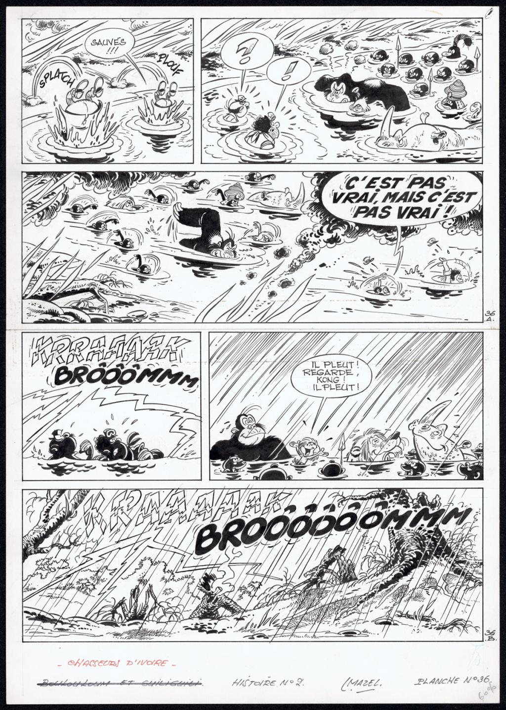 Planche originale n°36 - Mazel - Encre de Chine sur papier - 5045