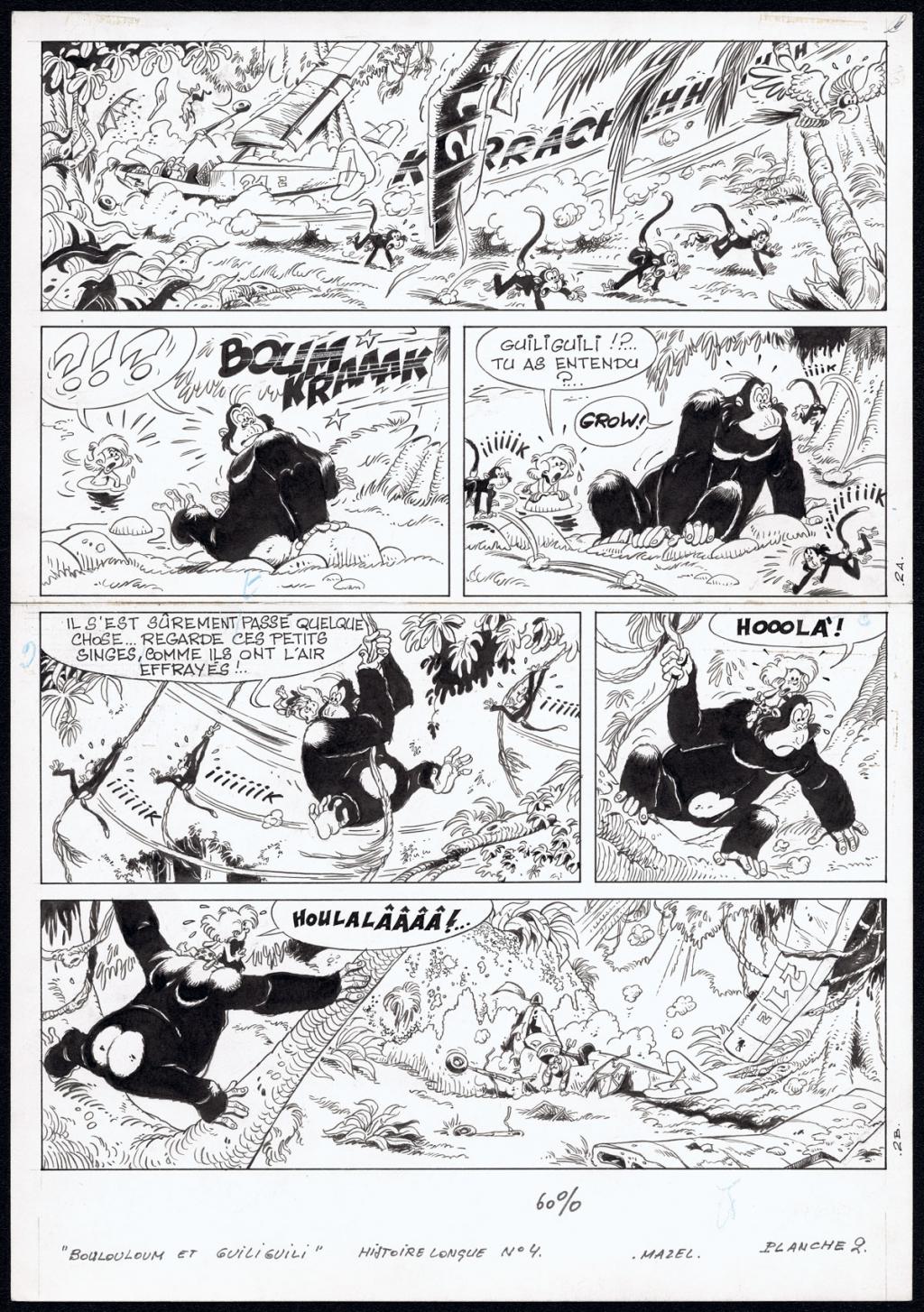 Planche originale n°2 - Mazel - Encre de Chine sur papier - 4504