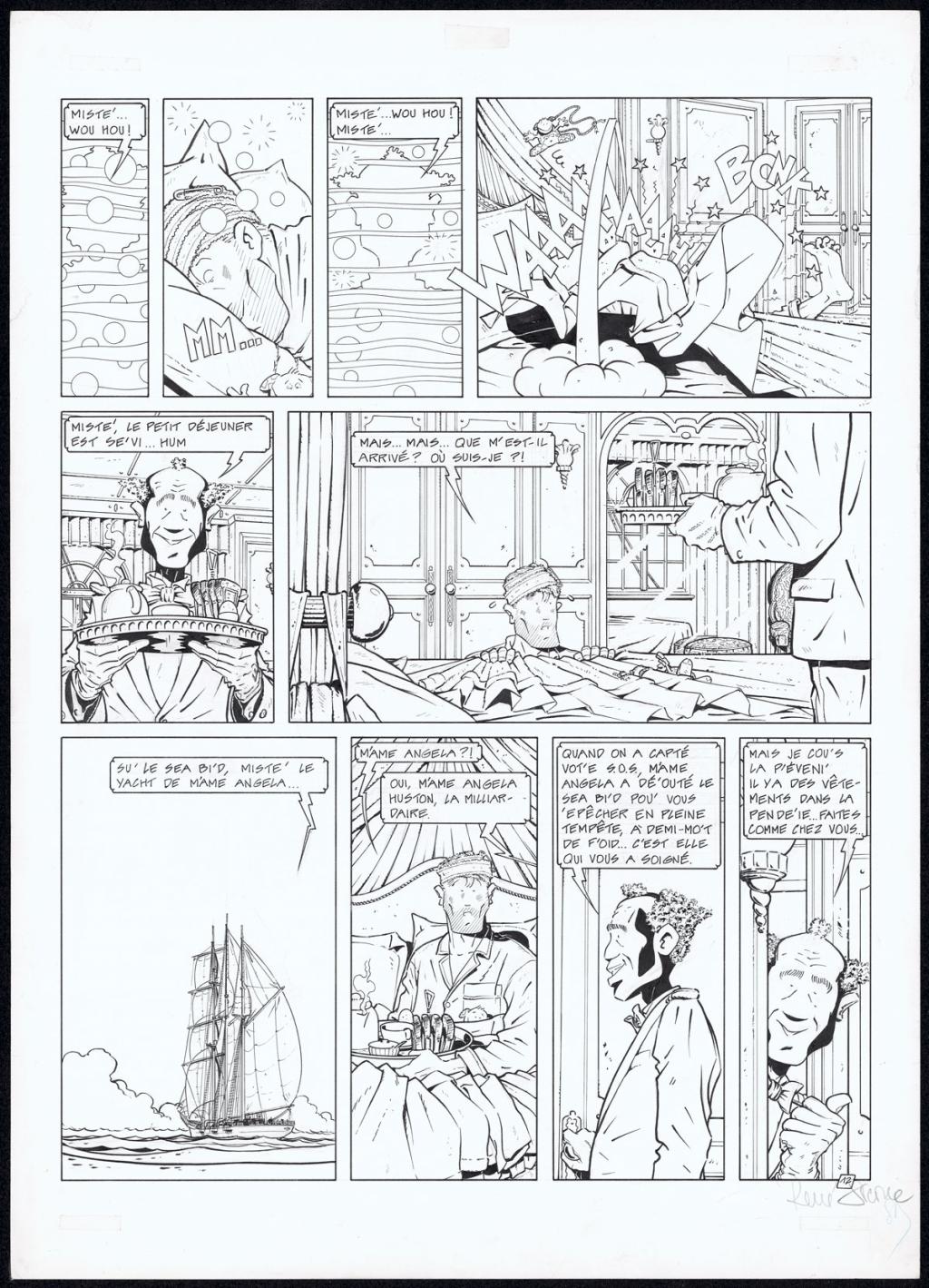 Planche originale N°12 - René Sterne - Encre de Chine sur papier - 4600