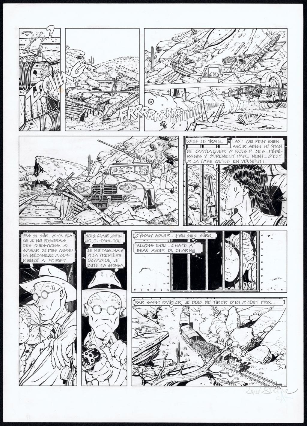 Planche originale N°35 - René Sterne - Encre de Chine sur papier - 4601