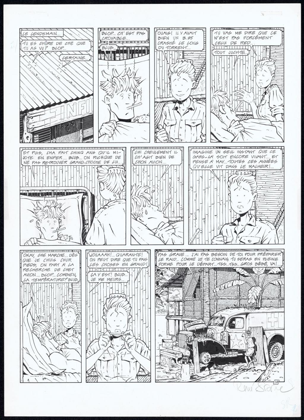 Planche originale N°17 - René Sterne - Encre de Chine sur papier - 4602