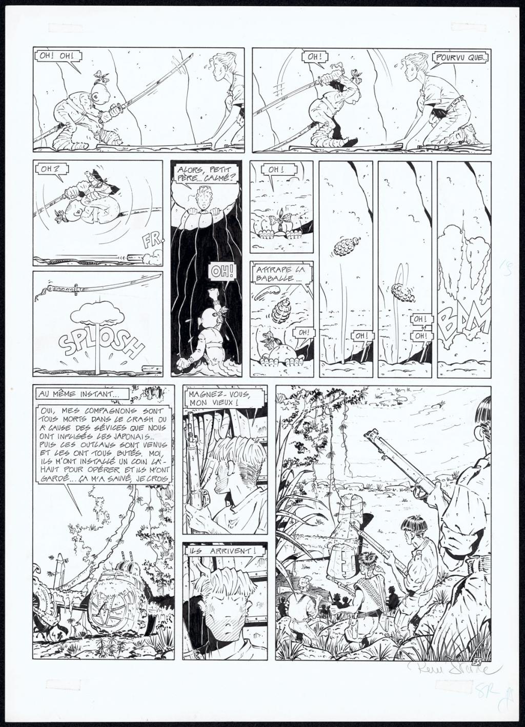 Planche originale N°35 - René Sterne - Encre de Chine sur papier - 4603