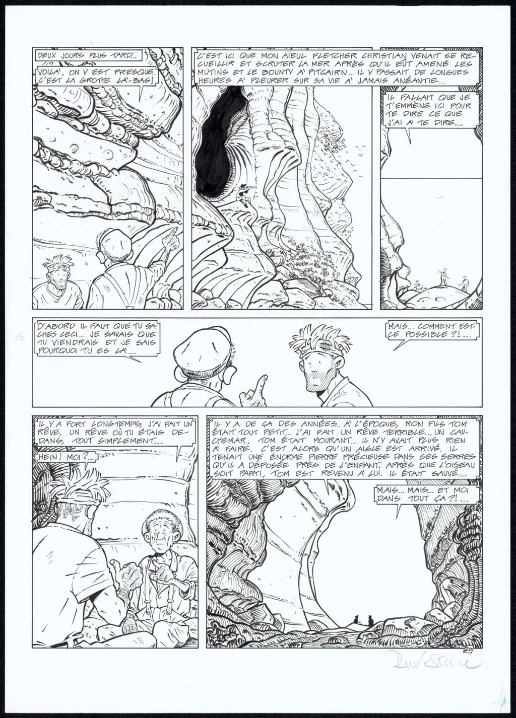 Planche originale N°20 - René Sterne - Encre de Chine sur papier - 4924