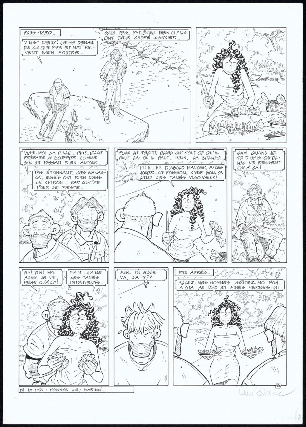 Planche originale N°50 - René Sterne - Encre de Chine sur papier - 4607