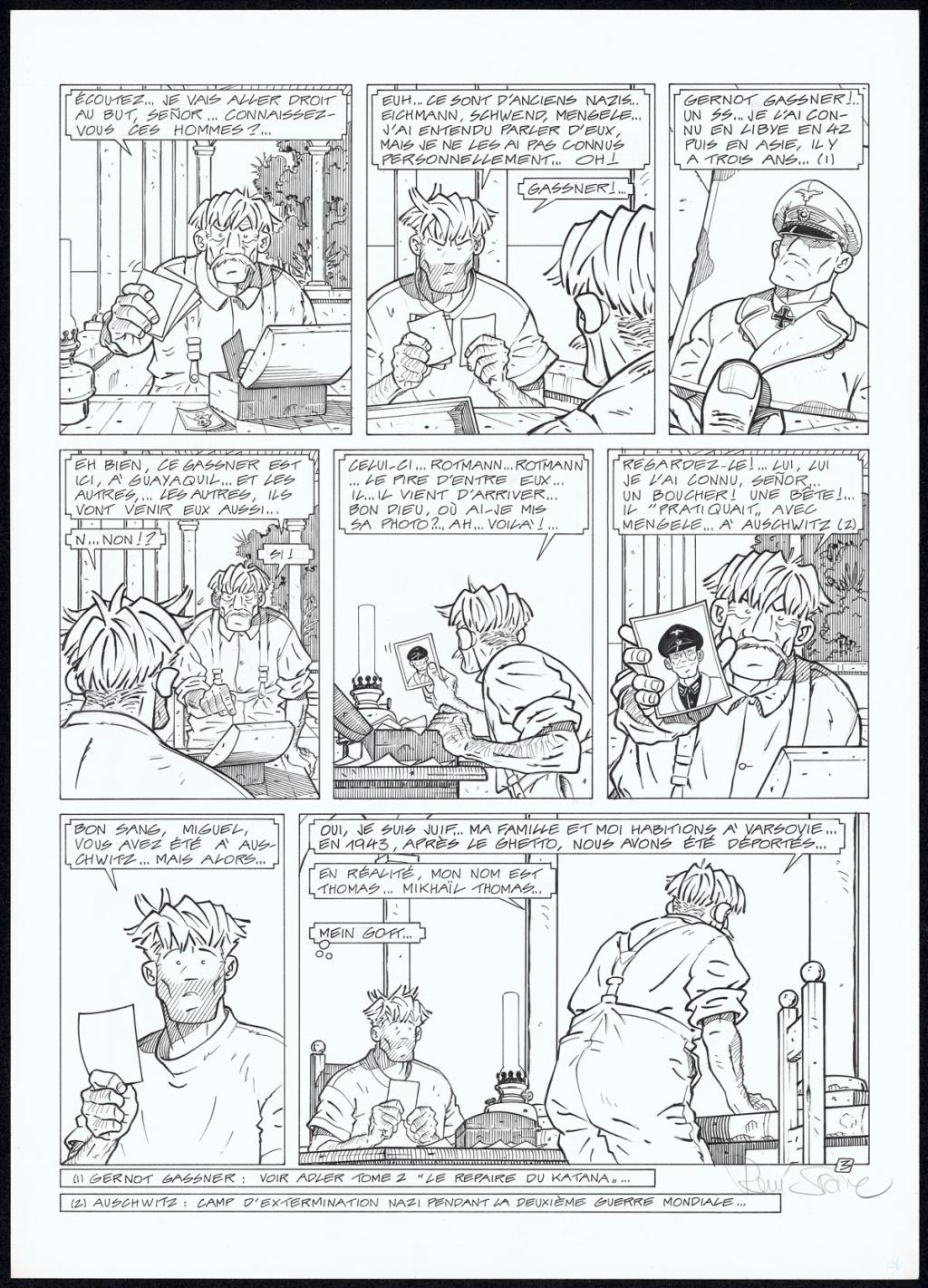 Planche originale N°3 - René Sterne - Encre de Chine sur papier - 4609