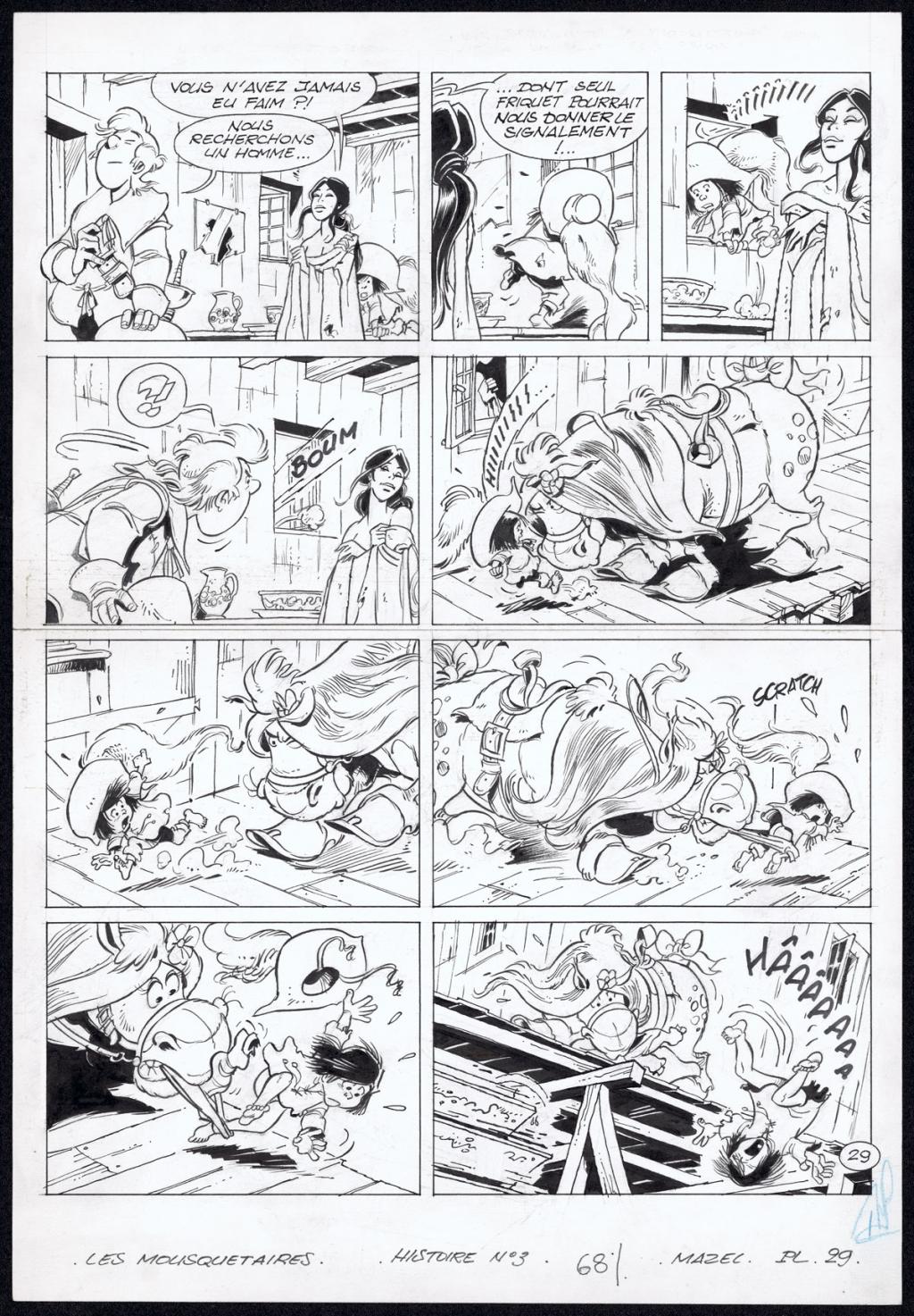 Planche originale n°29 - Mazel - Encre de Chine sur papier - 5001