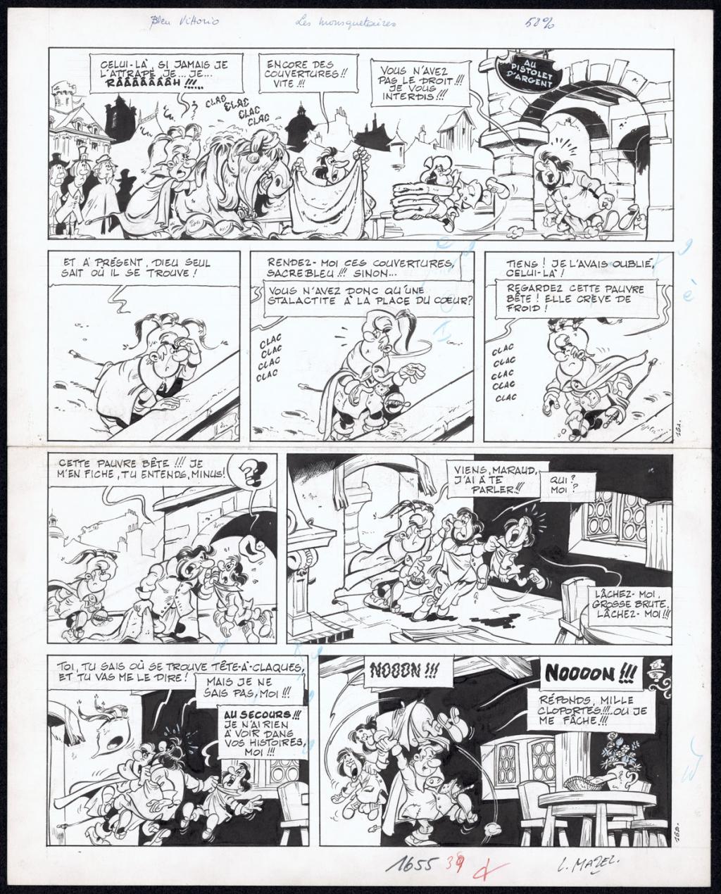 Planche originale n°16 - Mazel - Encre de Chine sur papier - 4349