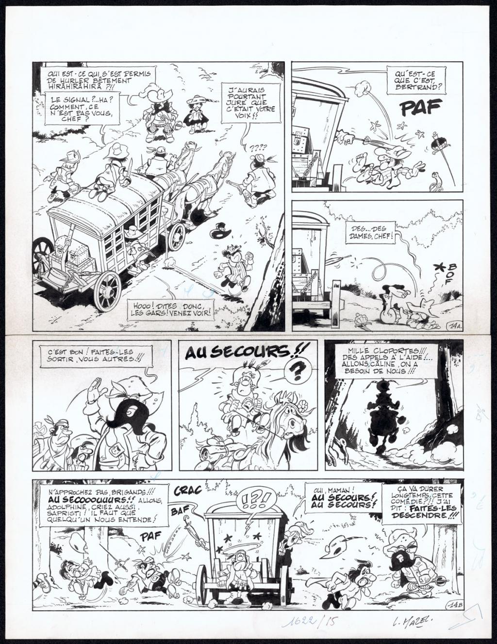 Planche originale n°14 - Mazel - Encre de Chine sur papier - 5003