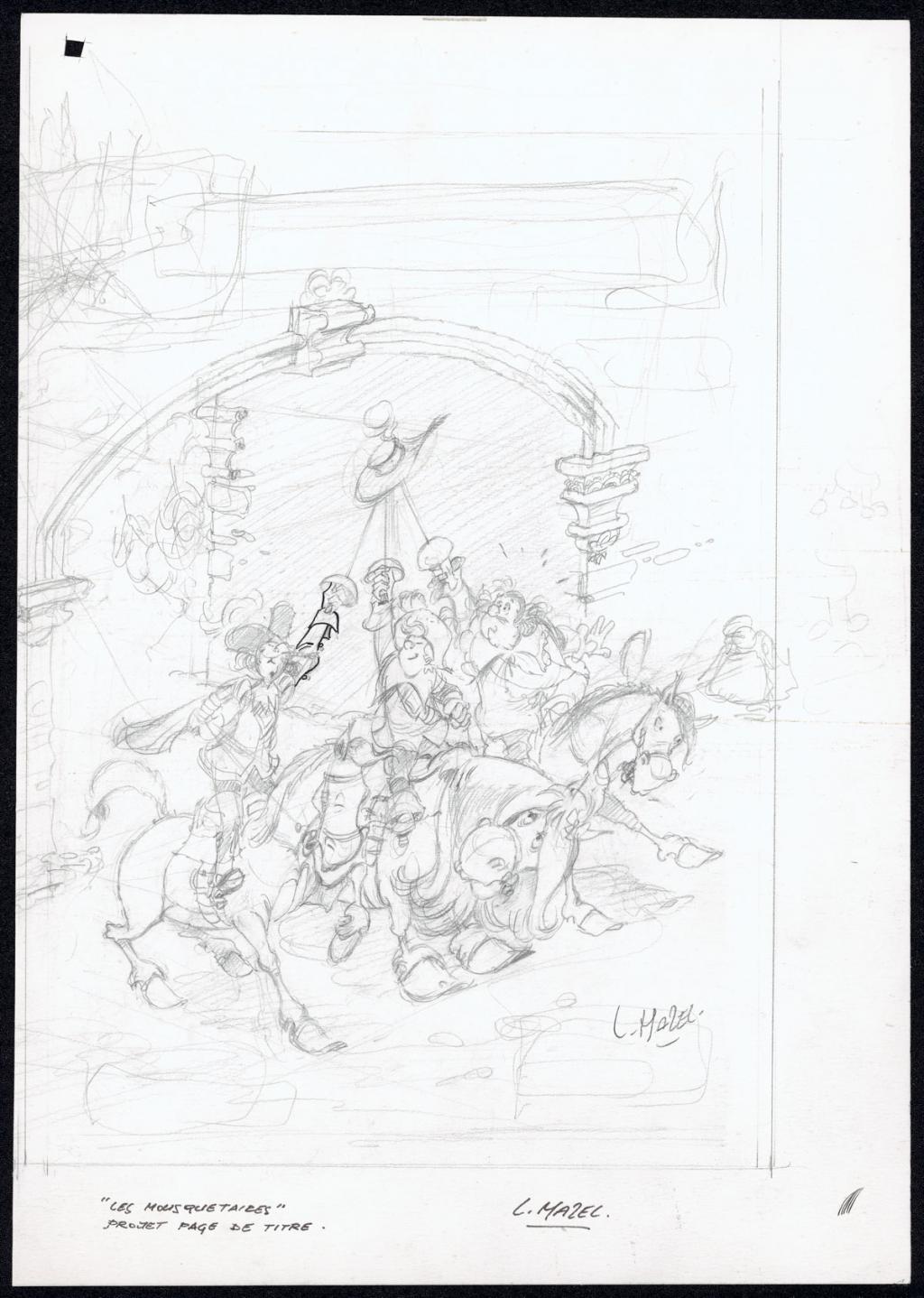 Illustration originale - Mazel - Encre de Chine et crayon sur papier - 5011