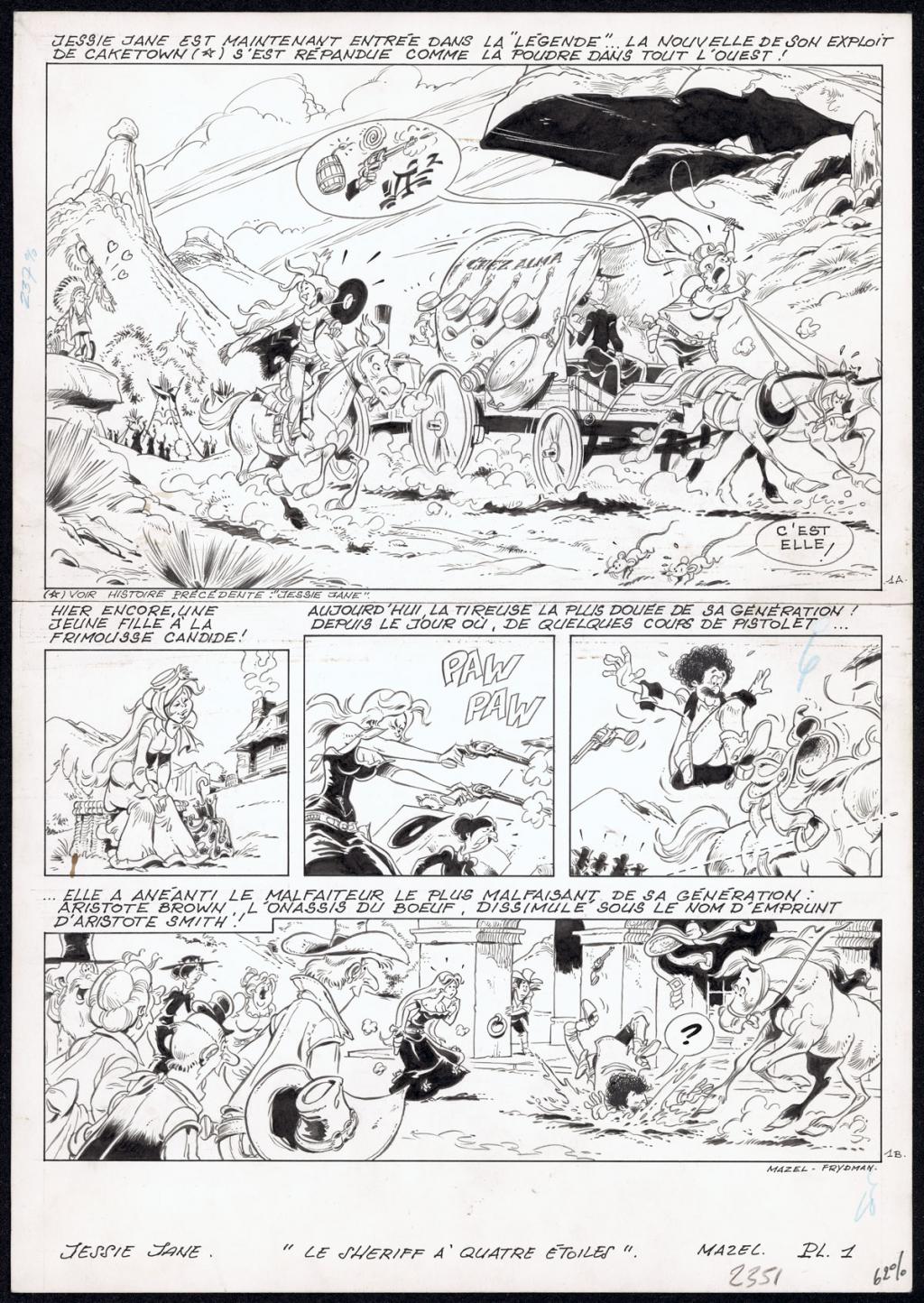 Planche originale n°1 - Mazel - Encre de Chine sur papier - 5014