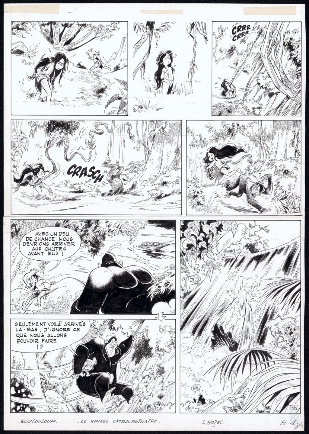 Planche originale n°4 - Mazel - Encre de Chine sur papier - 5021