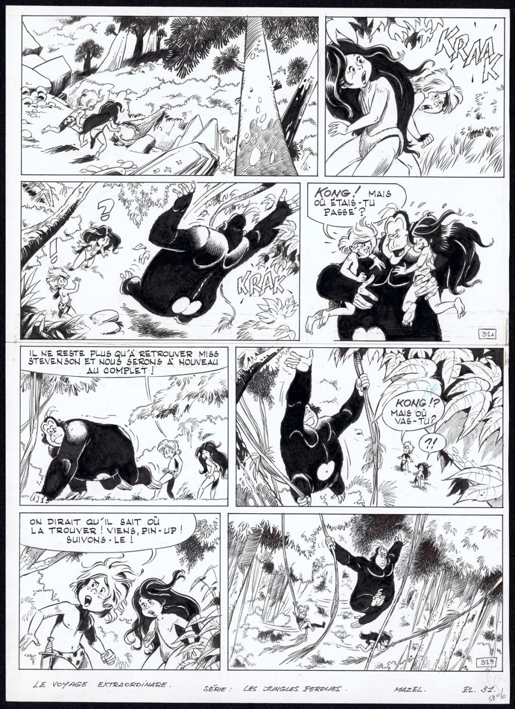 Planche originale n°31 - Mazel - Encre de Chine sur papier - 5022