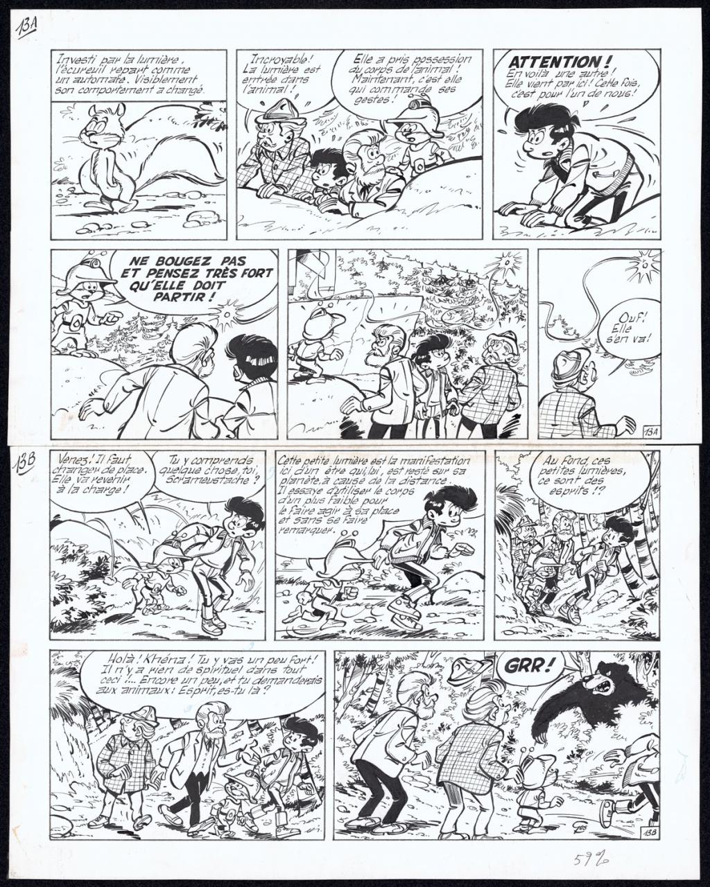 Planche originale n°13 - Roland Gos - Encre de Chine sur papier - 4338