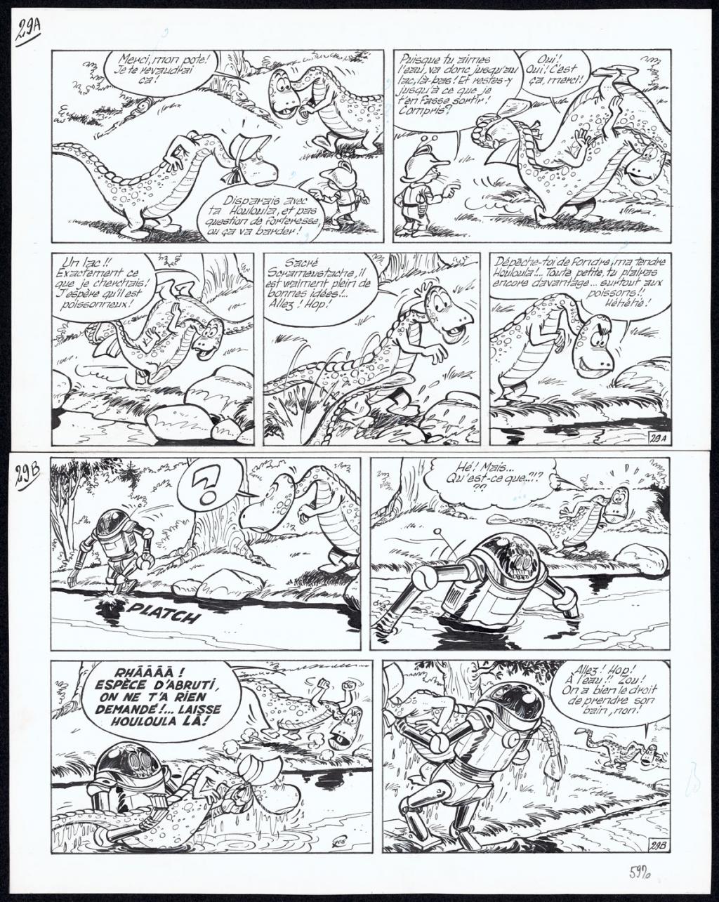 Planche originale n°29 - Roland Gos - Encre de Chine sur papier - 4979